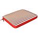 Cuscino Seduta Imbottito 39x39cm Rosso A Strisce Ac805690 - Foto miniatura 2
