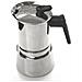Caffettiera 10 Tazze Induction Steel Moka Acciaio Inox 18/10. Adatta A Tutti I Piani Cottura - 02cf039 - Foto miniatura 1