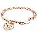 Bracciale Donna In Acciaio / pvd Rosa Con Cristallo Bianco, Linea Private, Cm 16, 18 Grammi - Foto miniatura 1