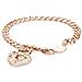 Bracciale Donna In Acciaio / pvd Rosa Con Cristallo Bianco, Linea Private, Cm 16, 18 Grammi - Foto miniatura 3