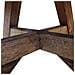 Tavolino da Caffè in Legno Massello Recuperato 60x45 cm Bianco - Foto miniatura 7