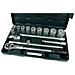 Set Chiave A Cricchetto E Bussole 15 Pz 3/4"" 2065 - Foto miniatura 1