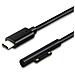 Cavo Usb Tipo C Microsoft Surface Ricarica Rapida 1m 4smarts Nero - Foto miniatura 2