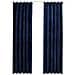 Tende Oscuranti Con Ganci 2 Pz Blu Scuro In Velluto 140x225 Cm - Foto miniatura 2