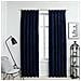 Tende Oscuranti Con Ganci 2 Pz Blu Scuro In Velluto 140x225 Cm - Foto miniatura 1