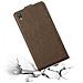 Custodia Compatibile Con Sony Xperia Z3 In Bruno Caffè - Coperchio Protettivo In Design Flip Con Chiusura Magnetica - Foto miniatura 7