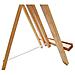 Piccola Scrivania Cavalletto In Legno Di Faggio - Medio - Compatto Cavalletto - Ideale Cavalletto In Legno Per La Presentazione Del Canvas And Frames Fino A 40 Cm - Ideale Per Eventi Mostre E Convegni - Foto miniatura 3