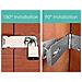 Lucchetto In Acciaio Inox Hasp Heavy Duty Hasp E Graffetta Con Viti Porta Chiusura Porta Blocco Shed Fermo Lucchetto Staple Per La Finestra Del Portello Del Governo Gabbia Dellanimale Domestico Crate Montaggio Accessori - Foto miniatura 3