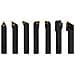 Set di Utensili Indicizzabili per Tornitura 12 pz 16x16mm 100mm - Foto miniatura 7