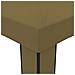 Gazebo con Tetto Doppio 3x3x2,7 m Grigio Talpa 180 g / m² - Foto miniatura 2