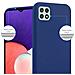 Custodia Compatibile Con Samsung Galaxy A22 5g In Candy Blu Scuro - Coperchio Protettivo In Silicone Tpu Flessibile - Foto miniatura 6