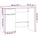 Scrivania Rovere Fumo 100x50x75 Cm In Legno Multistrato - Foto miniatura 2
