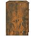 Scrivania Rovere Fumo 100x50x75 Cm In Legno Multistrato - Foto miniatura 6
