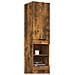 Armadietto Bagno Rovere Fumo 32x34x188,5cm In Legno Multistrato - Foto miniatura 9