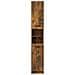 Armadietto Bagno Rovere Fumo 32x34x188,5cm In Legno Multistrato - Foto miniatura 7