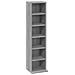 Mobile Porta CD Grigio Sonoma 21x20x88 cm in Legno Multistrato - Foto miniatura 1