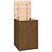 Contenitore Per Bucato Miele 44x44x66 Cm Legno Massello Pino - Foto miniatura 2