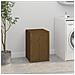 Contenitore Per Bucato Miele 44x44x66 Cm Legno Massello Pino - Foto miniatura 3