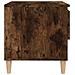 Comodino Rovere Fumo 50x46x50 Cm In Legno Multistrato - Foto miniatura 7