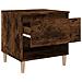 Comodino Rovere Fumo 50x46x50 Cm In Legno Multistrato - Foto miniatura 8