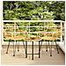 Set Da Pranzo Da Giardino 3 Pz In Polyrattan - Foto miniatura 1