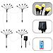 Illuminazione Da Giardino A Energia Solare Firefly Con 8 Luci Led Confezione Da 4 Multicolor - Foto miniatura 4