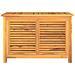Contenitore Giardino Con Borsa 90x50x58cm Legno Massello Teak - Foto miniatura 3