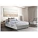 Letto Matrimoniale Francesca, Letto Contenitore Con Rivestimento In Ecopelle, 100% Made In Italy, Apertura Frontale, Adatto Per Materasso Cm 140x190, Bianco - Foto miniatura 2