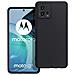 Custodia Tpu Silicone Cover Case Per Motorola Moto G72 Black - Foto miniatura 1