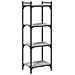 Libreria 4 Ripiani Grigio Sonoma 40x30x120cm Legno Multistrato - Foto miniatura 2
