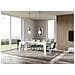 Tavolo Allungabile 90x130/234 Cm Naxy - Bianco Frassino - Foto miniatura 3