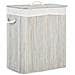Cesta Legno Di Bambù Grigio 60 Cm Kandy - Foto miniatura 7