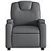 Poltrona Massaggiante Reclinabile Grigia In Similpelle - Foto miniatura 3