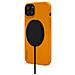 Cover Per Iphone 14 Plus Magsafe In Silicone Antimicrobica, Arancione - Foto miniatura 3