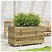 Fioriera Da Giardino 90x40x49,5 Cm In Legno Di Pino Impregnato - Foto miniatura 3