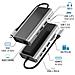 Hub Usb C 11 In 1 Con Usb 3.0, Hdmi, Rj45, Lettore Di Schede Sd /tf, Ricarica Pd Da 100 W - Foto miniatura 2