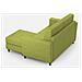 Divano Yasel 2 Posti Medio (due Sedute Da 70cm) + Pouf Misure Esterne L. 172 P. 145 Colore Verde - Foto miniatura 5