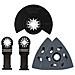 b-67511 Set Da Falegname 5 Pezzi. Set Di Lame Per Sega A Segmenti E Ad Immersione - Foto miniatura 1