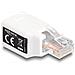 Adattatore RJ50 da maschio a femmina bianco - Foto miniatura 2