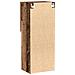 Mobile TV  con luci LED in legno invecchiato 40,5x30x102 cm - Foto miniatura 9