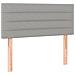 Giroletto a Molle con Materasso Grigio Chiaro 120x190cm Tessuto - Foto miniatura 7