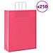Sacchetti di Carta 250 pz con Manici Rosa 32x12x42 cm - Foto miniatura 1