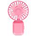 Mini Ventilatore Portatile Ultra-compatto Con Batteria Ricaricabile Da 250mah, Rosa - Foto miniatura 3