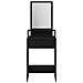 Tavolo da trucco  con cassetti, Nero Rovere, 50x41x140 cm - Foto miniatura 5