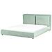 Letto Ad Acqua Velluto Bajonna 180 X 200 Cm Verde Menta - Foto miniatura 2