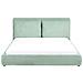 Letto Ad Acqua Velluto Bajonna 180 X 200 Cm Verde Menta - Foto miniatura 3
