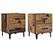 Armadietto per letto 2 pcs Legno vecchio 40 x 35 x 47,5 cm - Foto miniatura 1