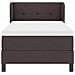 Letto box spring con materasso Marrone scuro 90 x 190 cm - Foto miniatura 6