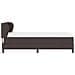 Letto box spring con materasso Marrone scuro 90 x 190 cm - Foto miniatura 7
