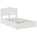 Letto con Contenitore Bianco 120 x 200 cm Legno multistrato - Foto miniatura 4